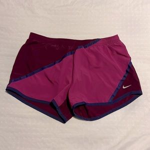 Nike Dri-Fit Maroon Running Shorts
